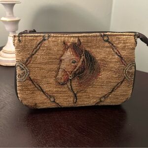 Bits And Bridle Event Bag American West Leather Horse Purse Vintage Y2K